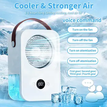 Преносим 4000 ма MI Климатик, Мини Персонален хладен Въздух За Стая Охладител за Вода Вентилатор USB Начало Климатик Къмпинг Кола