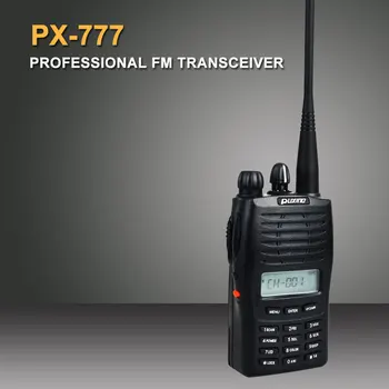 Преносима радиостанция PUXING PX-777 УКВ 137-174 Mhz 5 W 128 Канален Кодиращо VOX Джобно двустранно радио PX