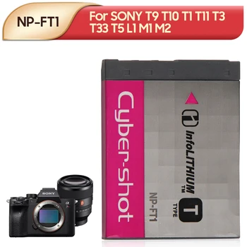 Преносимото Батерия Камера NP-FT1 За цифрови Фотоапарати SONY T9 T10 T1 T11 T3 T33 T5 L1 M1 M2 2,4 Wh