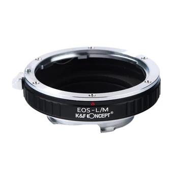Преходни Пръстен за обектива на камерата K & F Concept За за Canon EOS EF Mount Adapter За потвърждаване на Макро EMF AF за обектив Leica M LM L/M