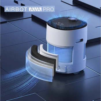 Пречистване на въздуха Ecovacs AVAPro ФПЧ2.5 устройство за отстраняване на алдехид С цифров дисплей, мобилен робот за почистване на въздуха на цялата къща