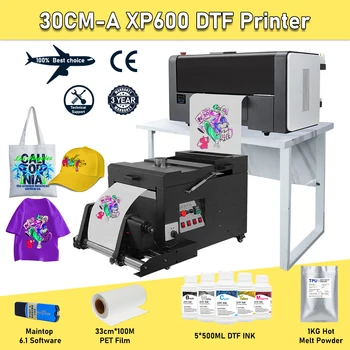 Принтер за печат на тениски A3 DTF XP600 DTF A3 Принтер за директен печат От Прахово Шейкером Принтер A3 DTF За тениски С качулка