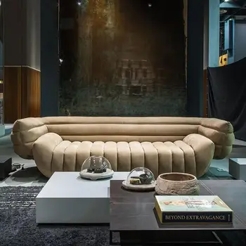Растягивающийся разтегателен диван Xxl двойна, изработени по поръчка от дизайнерски тъкани, разтегателен големи размери, уникален мек комфорт, големи подложки за мебели El Hogar
