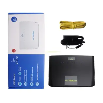 Рутер 4G LTE CAT4 с мрежов порт 300 Mbps 4xRJ45, 4G, WiFi-рутер, слот за SIM-карти