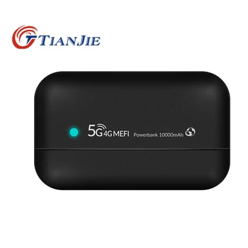 Рутер 4G Wifi 150 Mbit/s, СИМ-карти, безжични модеми, преносим банка захранване с голям капацитет 10000 ма, джобни рутери с интерфейс Type-C