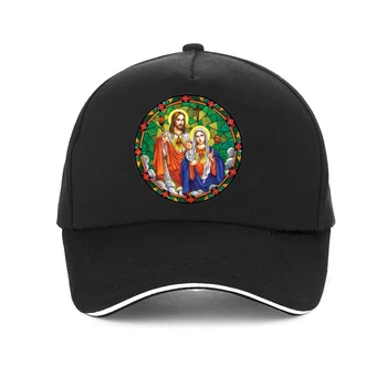 Светиите от Сърце на Исус и Мария отпечатате качествени шапки от 100%памук Бейзболни шапки кристиан Исус шапка унисекс шапка 