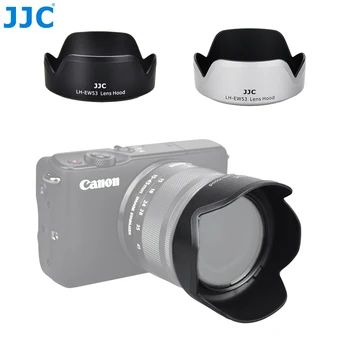 Сенник за обектив обектив JJC EW-53 за обектив Canon EF-M 15-45 мм F3.5-6.3 IS STM и RF-S 18-45 мм F4.5-6.3 IS STM за обективи EOS R100 R50 M50 M5 M6 M200