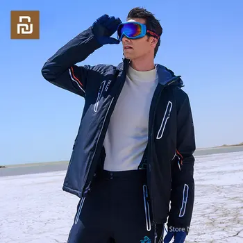 Ски костюм Youpin PELLIOT, мъжки дебели издръжливи топли зимни якета за спортове на открито, водоустойчива дишаща мъжки яке за сноуборд