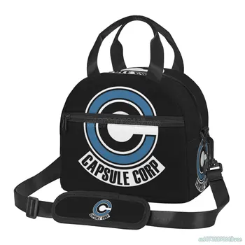 Случайна чанта за обяд Cool Z Capsule Ii Corp Dragon, запечатани чанта-тоут за обяд за деца и възрастни, чанта-хладилник с регулируем пагон