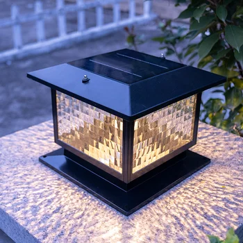 Слънчевата колона на светлината Външен домакински озеленен двор Атмосферното осветление Вила градина Стенен водоустойчива лампа