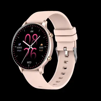 Смарт часовници G28 Bluetooth Покана 1,39 инча с Пълен Сензорен Екран, Интелигентен Гривна, Фитнес Тракер, Дамски, Мъжки Спортни Часовници за Android и iOS