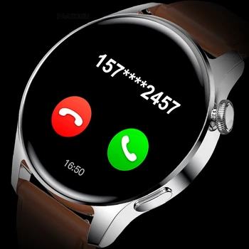 Смарт часовници с Bluetooth-разговори, мъжки спортни фитнес-тракери, водоустойчив умен часовник с голям екран 1,85 мкнч за Samsung Xiaomi, подарък + кутия