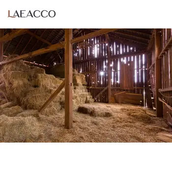 Стара Ретро дървен склад, купа сено, селска ферма, детски 3D фигура, фон за снимки в интериора, фон за фотография, фотографско студио