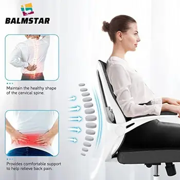 Стол с ергономичен работен стол, столове за вашия офис, дишащ, удобен мрежест компютърен стол със средна облегалка и копчета за колела от полиуретан,