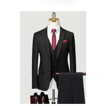 Сшитое поръчкови сватбена рокля на булката, сако, панталон, бизнес класически панталони от висок клас, ZHA05-52999