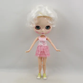 съвместно тялото гола кукла блайт tait бяла коса фабричная кукла е Подходящ за промени САМ BJD играчка за момичета