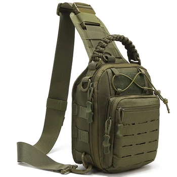 Тактическа нагрудная чанта, EDC, чанта на рамото, военна аптечка, медицинска чанта, списание, кобур за пистолет, походный пакет за къмпинг, лов
