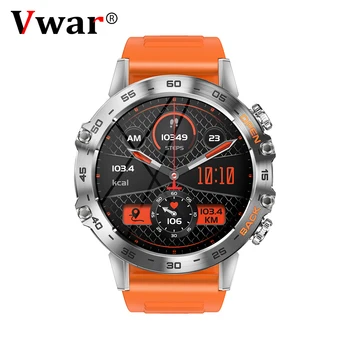 Умен часовник VWAR Falcon с Bluetooth-разговори, трайни спортни умни часовници за мъже с проследяване на фитнес, денонощен мониторинг на сърдечната честота SPO2