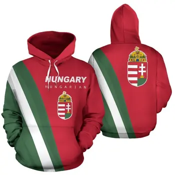 Унгарската hoody с малтийски кръст, мъжки блузи с 3D принтом, casual есен hoody унисекс, пуловер с цип, дамски hoody