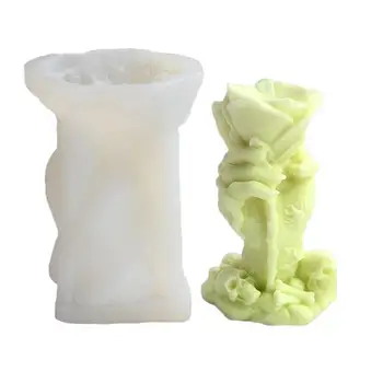 Форми за Свещи във формата на ръцете 3D Форми За Леене От Епоксидна Смола Производство на Силиконови Свещи САМ Гипсовое Занаят Производство на Декорация на Дома