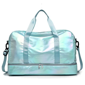 Чанта, дамски качествена чанта за фитнес, сухо отделяне на раменете, багаж, водоустойчиви дамски чанти, пътни чанти, влажна нова чанта, висша мода