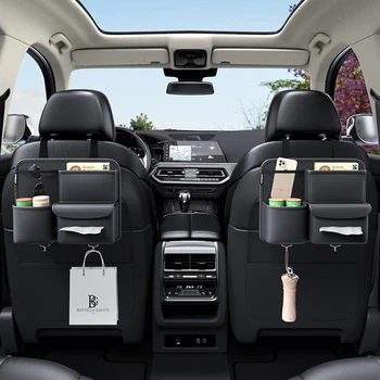 Чанта за съхранение на гърба на автомобилни седалки, подвесная чанта, многофункционална кутия за багаж, чанта за багаж на гърба на облегалката на автомобилни седалки, вътрешна украса, автоаксесоари