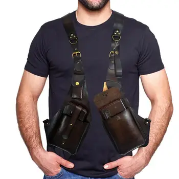 Чанта-кобур унисекс, градинска чанта за мобилен телефон, защита от крадец, кобур от изкуствена кожа, чанта-портфейл за пътуване на открито