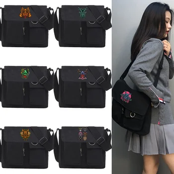 Чанта-месинджър серията Monster за жените, ежедневно чанта за пазаруване, по-голямата голям чанта през рамо, унисекс, прости пътни холщовые чанта през рамо